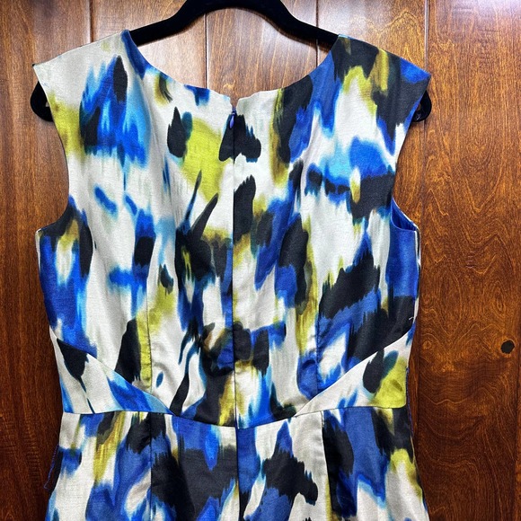 Tahari Authhur S Levine Womens Size 10 Colorful Cocktail Dress - Picture 6 of 8